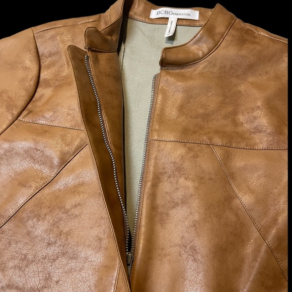 BCBGeneration faux leather jacket EUC - Picture 6 of 8